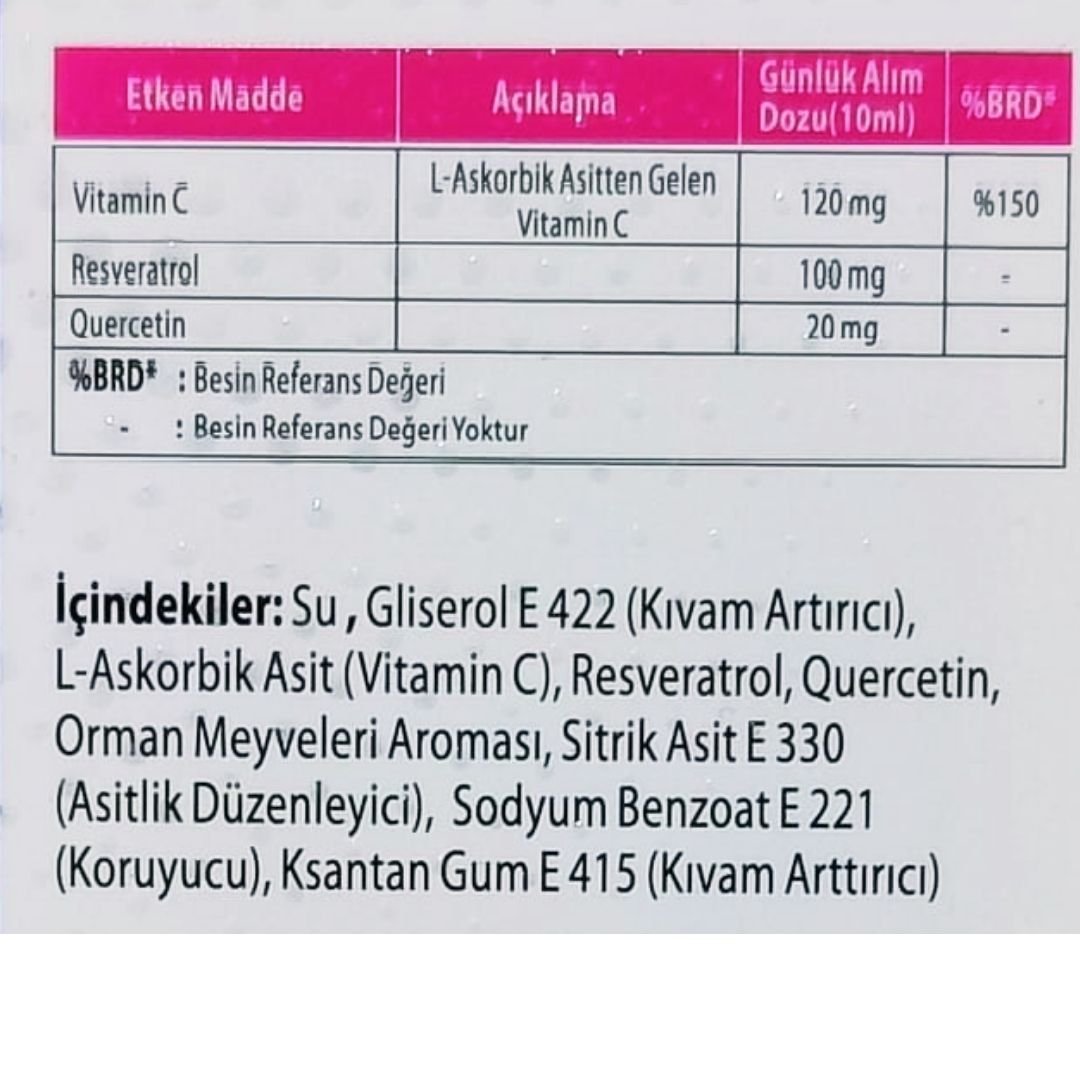 Armin Resverol Şurup 150 ml