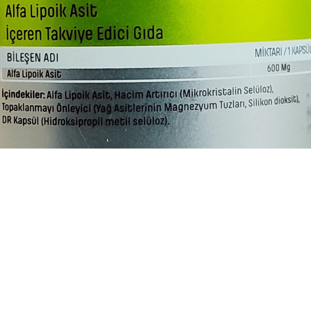 Goodday Alfa Lipoik Asit ALA 600 60 Kapsül