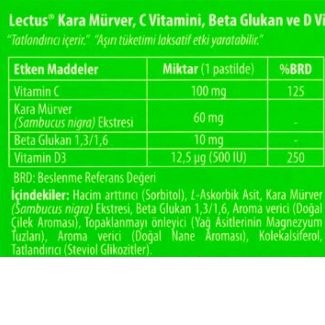 Lectus Kara Mürver 16 Pastil