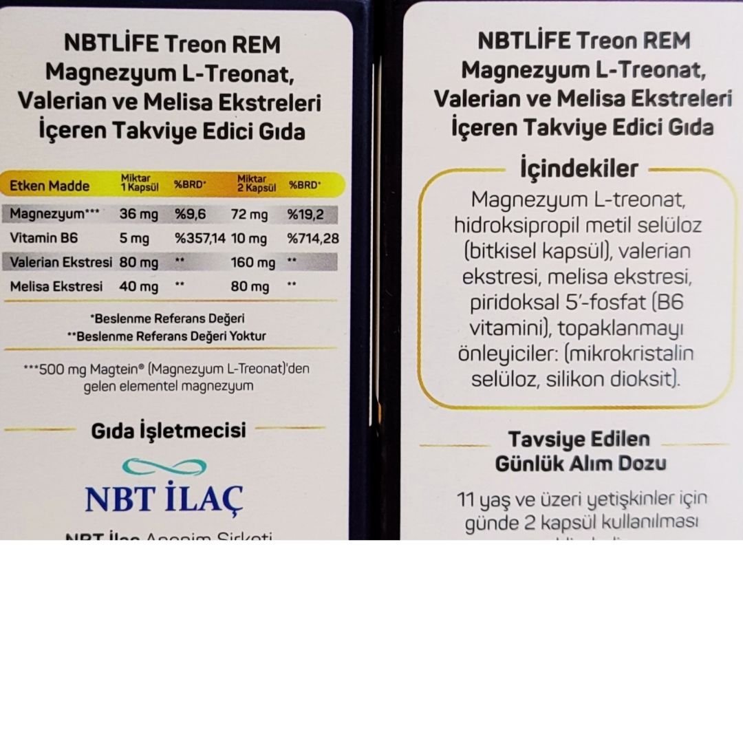 NBT Life Treon REM 60 Kapsül