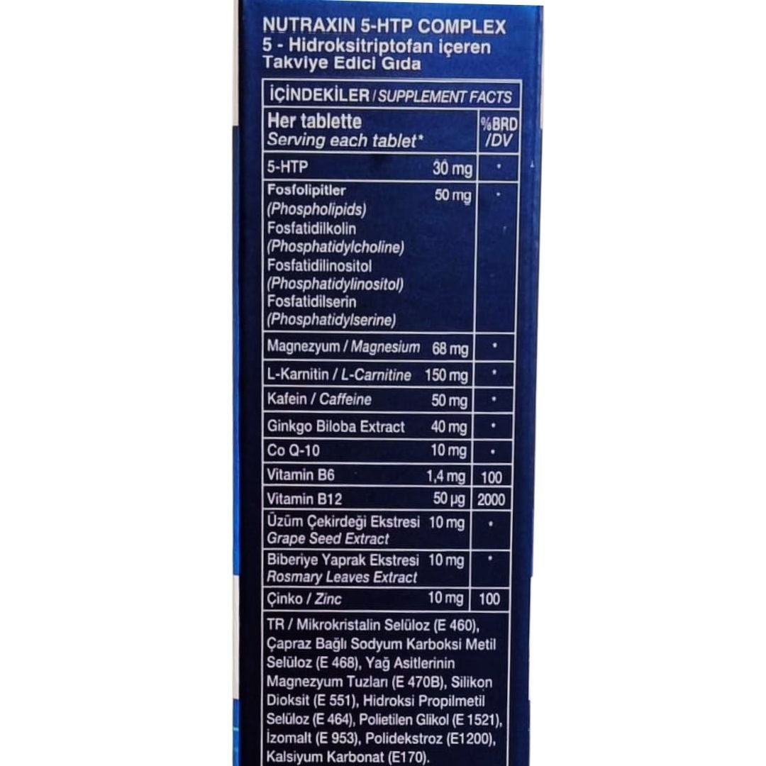 Nutraxin 5-Htp Complex 30 Tablet