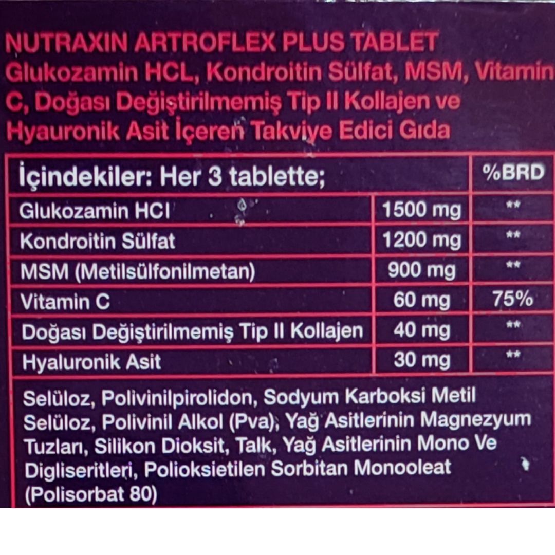 Nutraxin Artroflex HYA-C-II 90Tablet