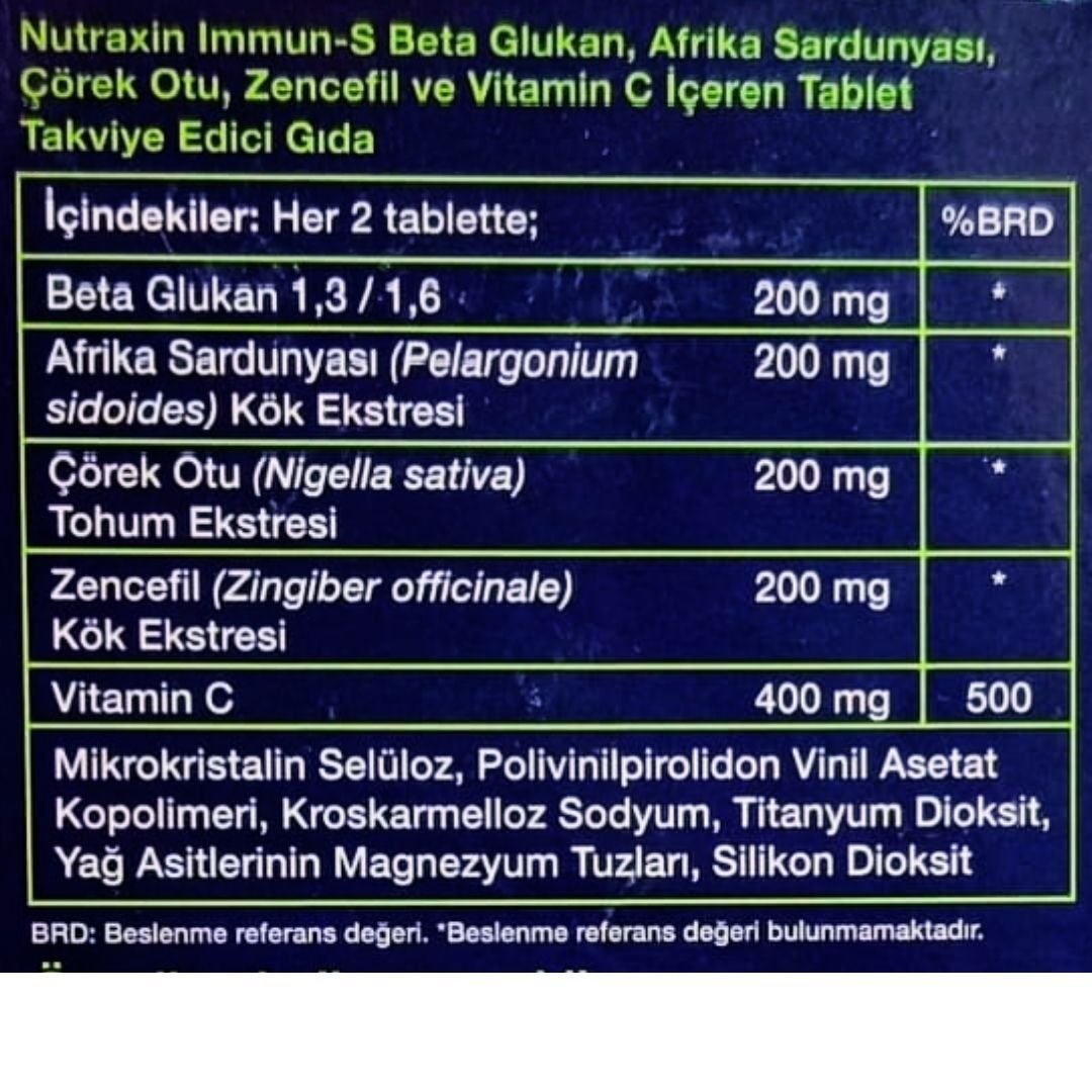 Nutraxin Immun-S 60 Tablet