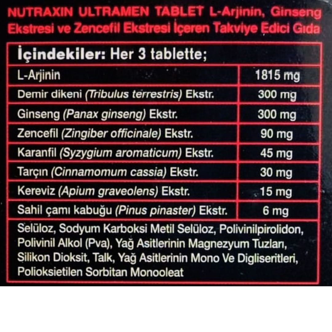 Nutraxin Ultra Men 60Tablet