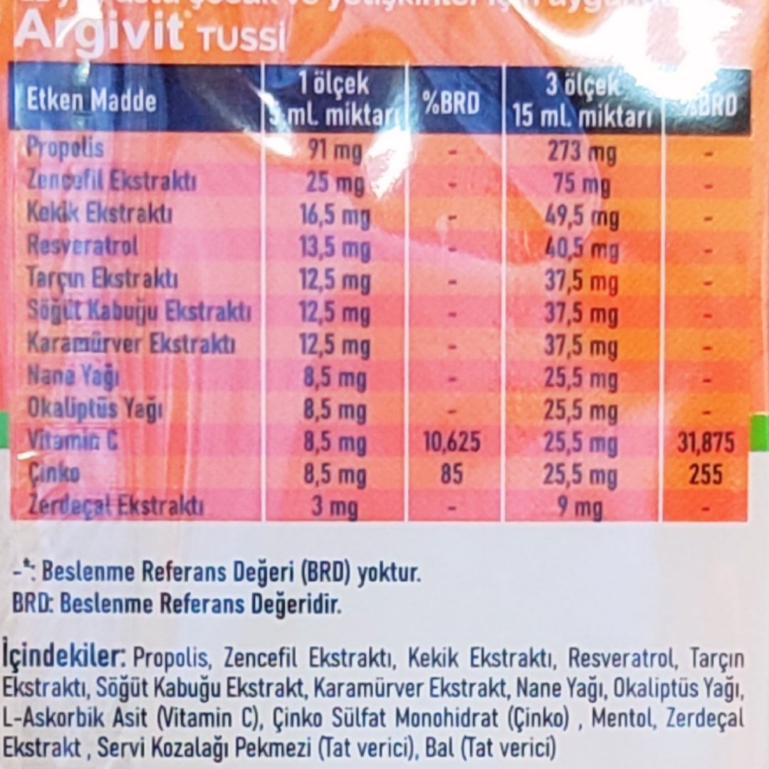 Argivit Tussi Adult 150 ml