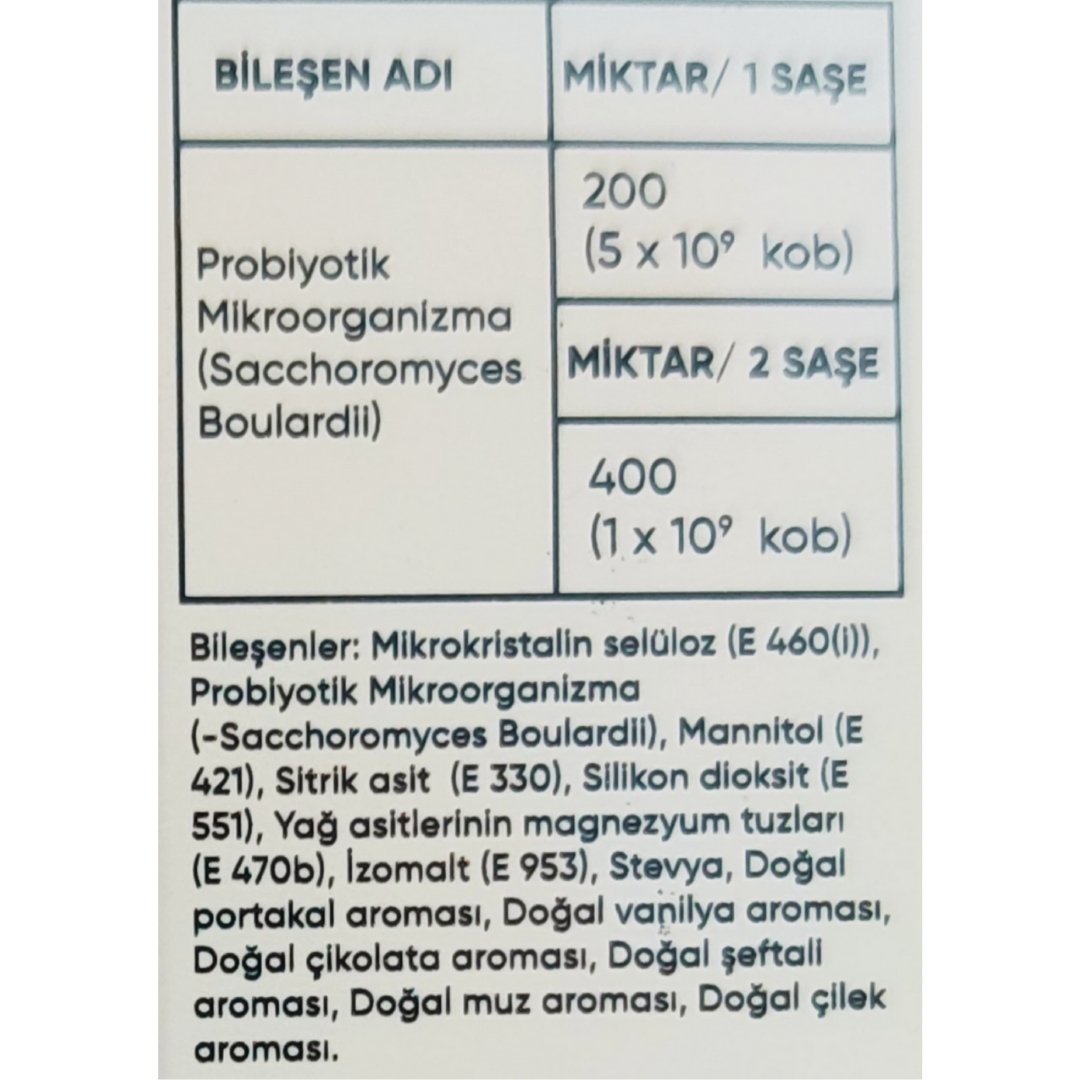Ata Flor Kids Çikolata Aromalı Probiyotik 10 Şase