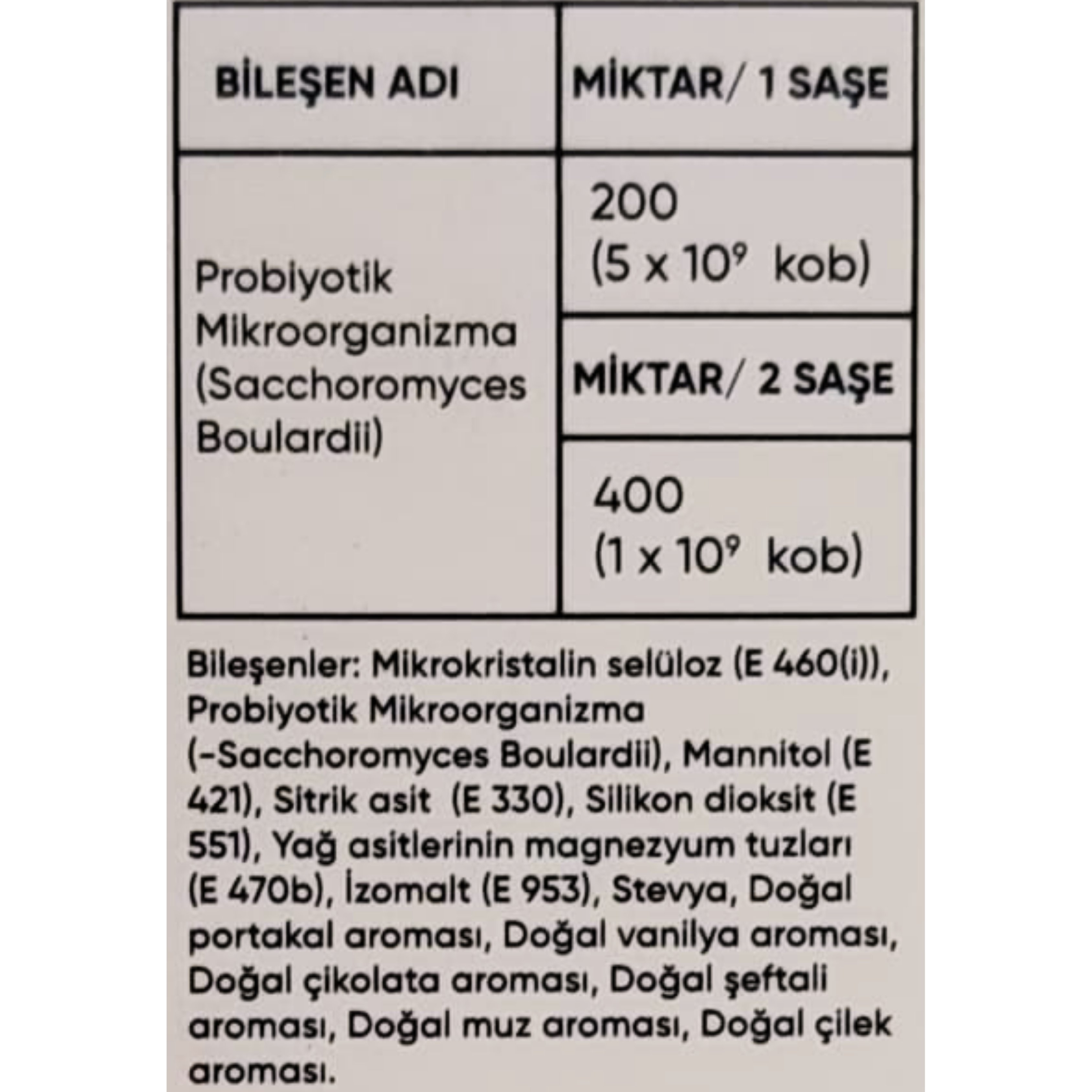 Ata Flor Kids Portakal Aromalı Probiyotik 10 Şase