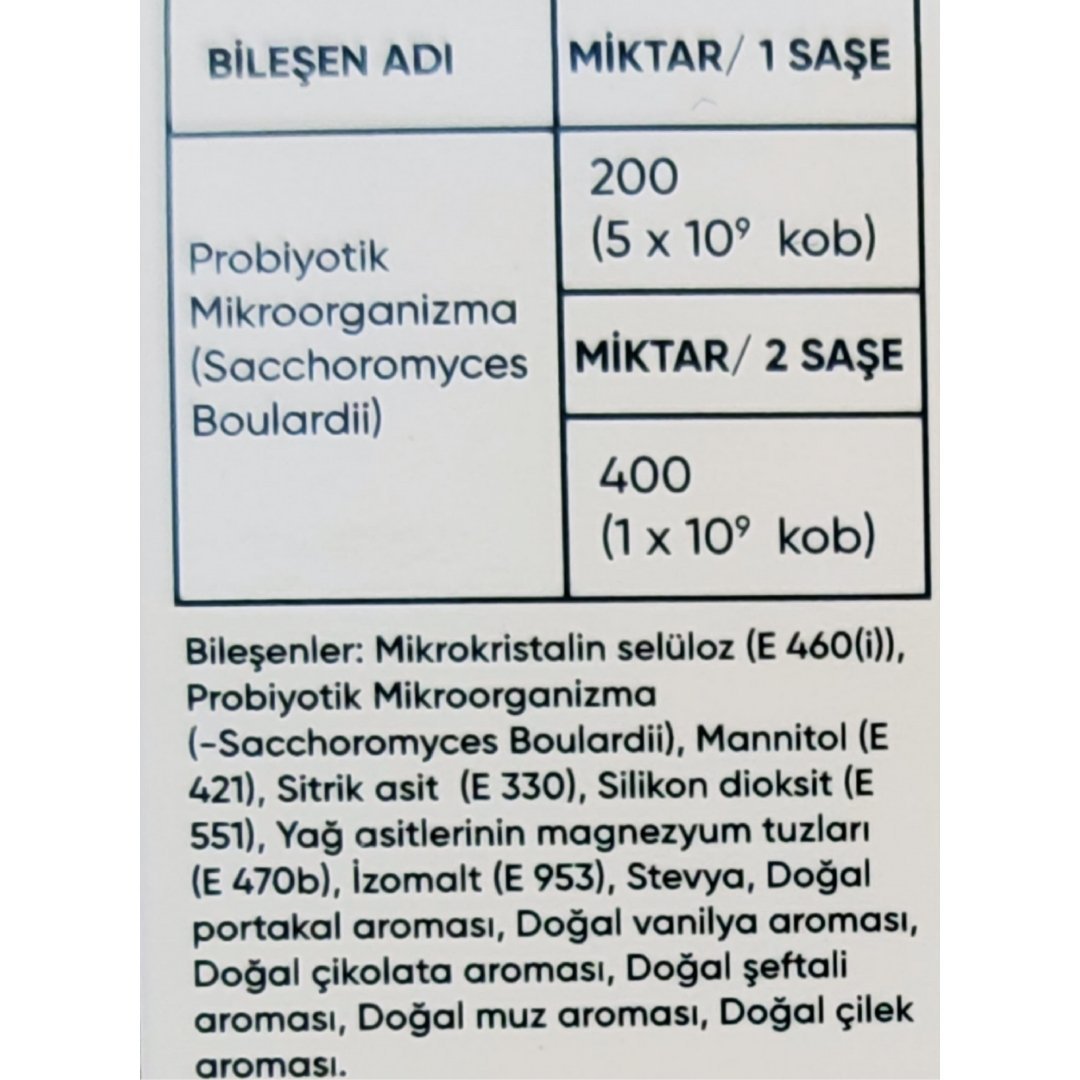 Ata Flor Kids Şeftali Aromalı Probiyotik 10 Şase