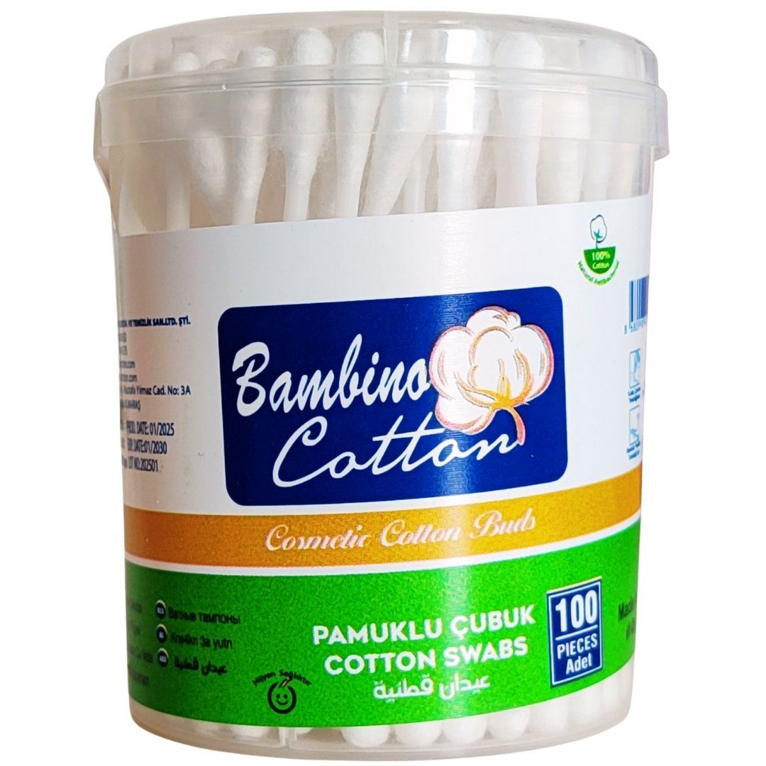 Bambino Cotton Kulak Çubuğu 100'lü