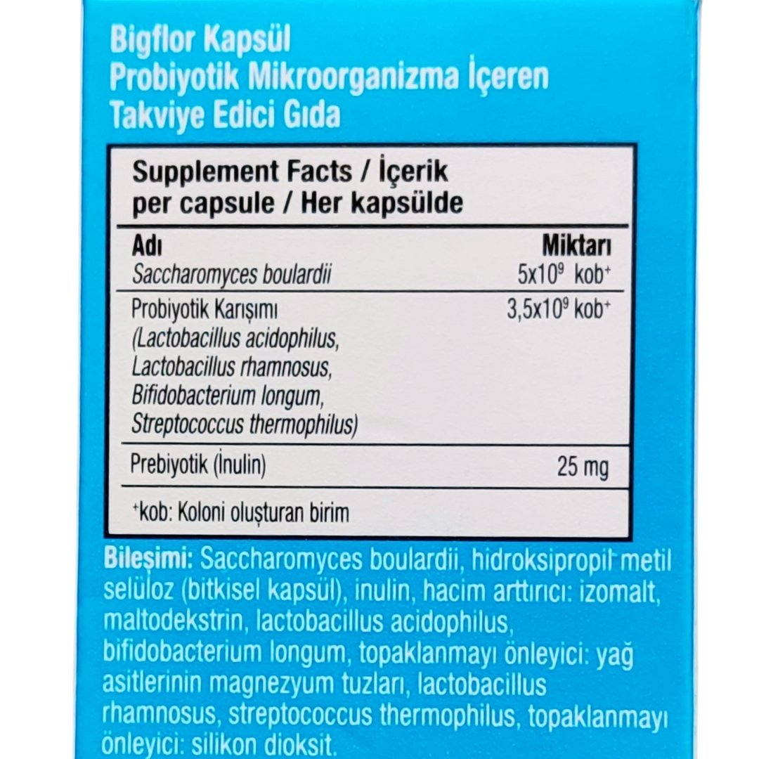 Bigflor Probiyotik 10 Kapsül