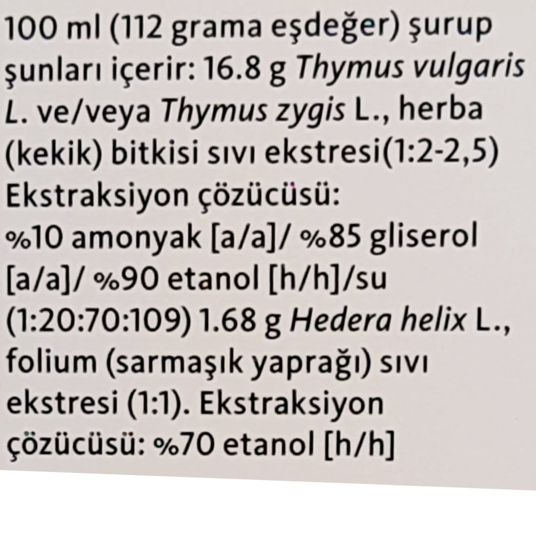 Bionorica Bronchipret Takviye Edici Şurup 100 ml