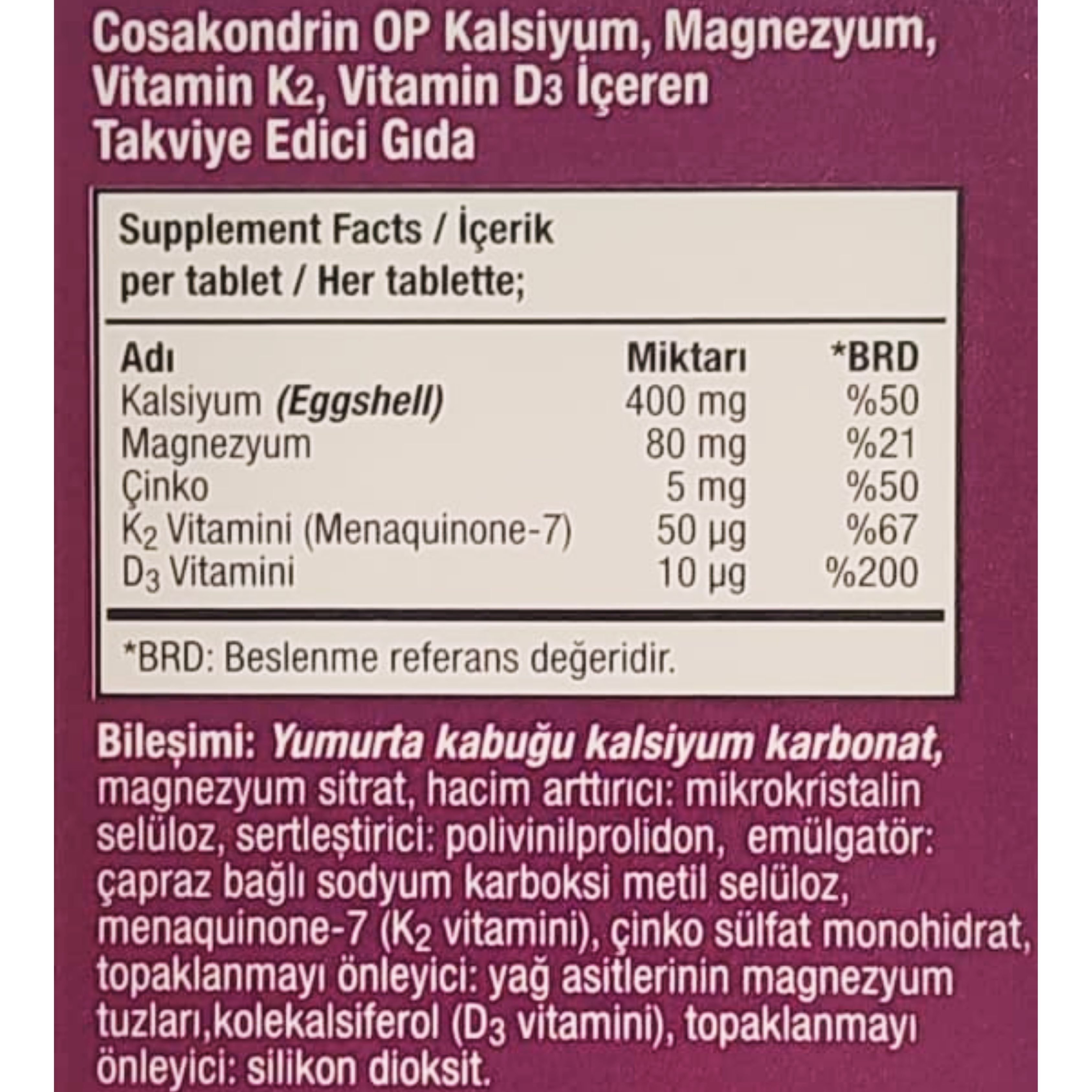 Cosakondrin OP 30 Tablet