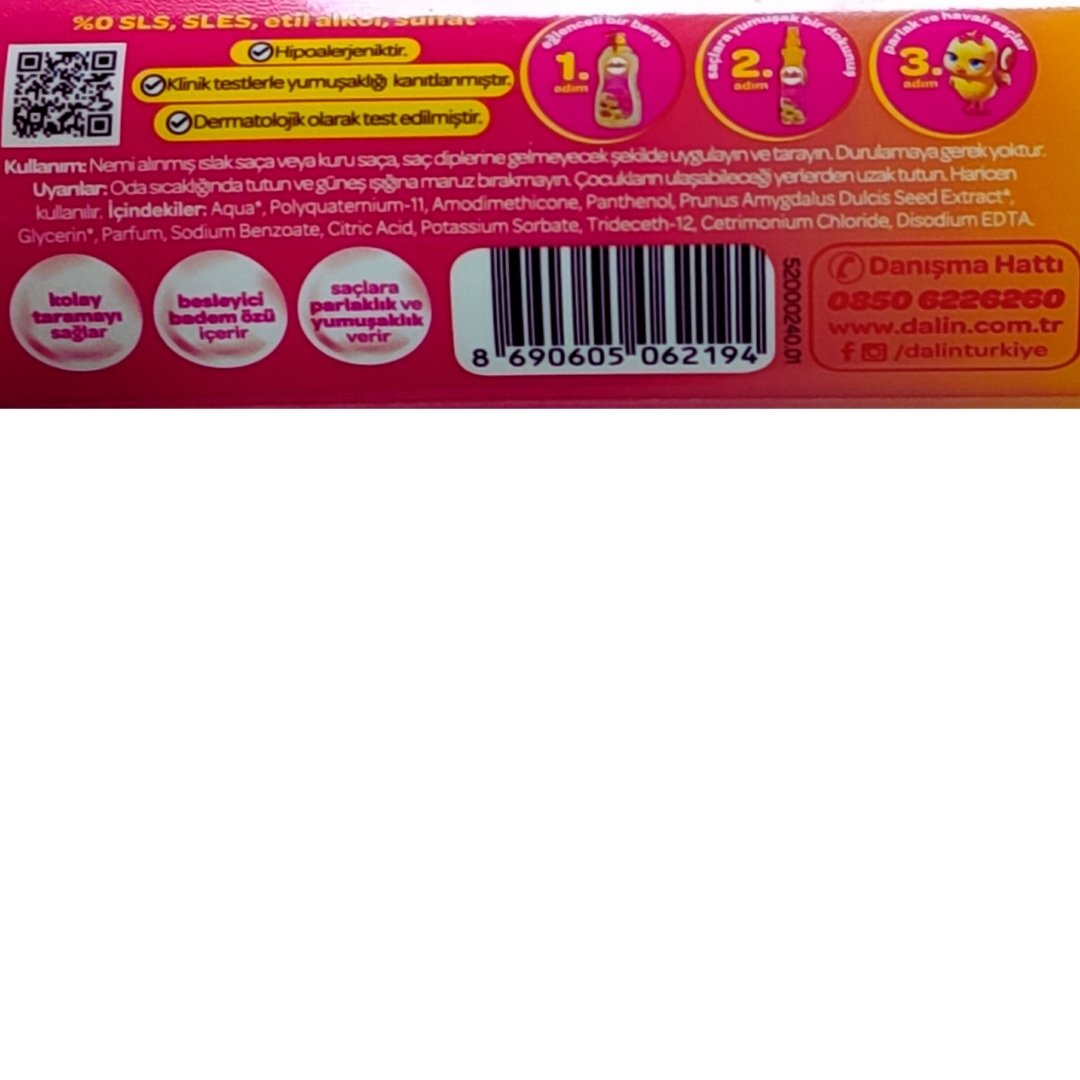 Dalin Kolay Tarama Spreyi Badem Yağlı 200 ml
