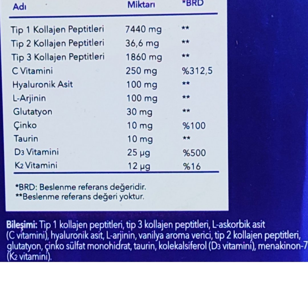 Day2Day Collagen Beauty Elastin 30 Tablet + Day2Day Collagen All Body 100 gr Hediye