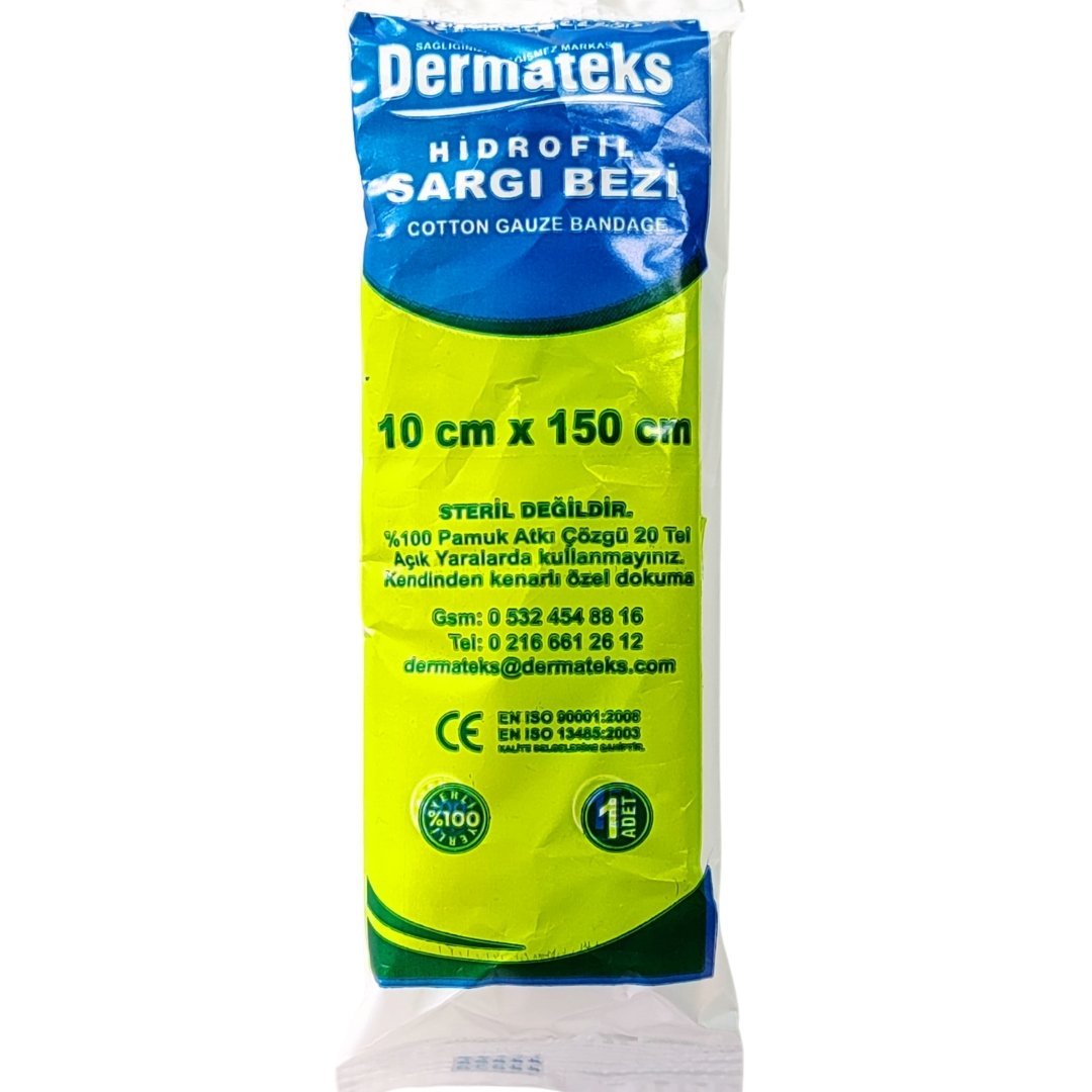 Dermateks Hidrofil Sargı Bezi 10cm x 150cm