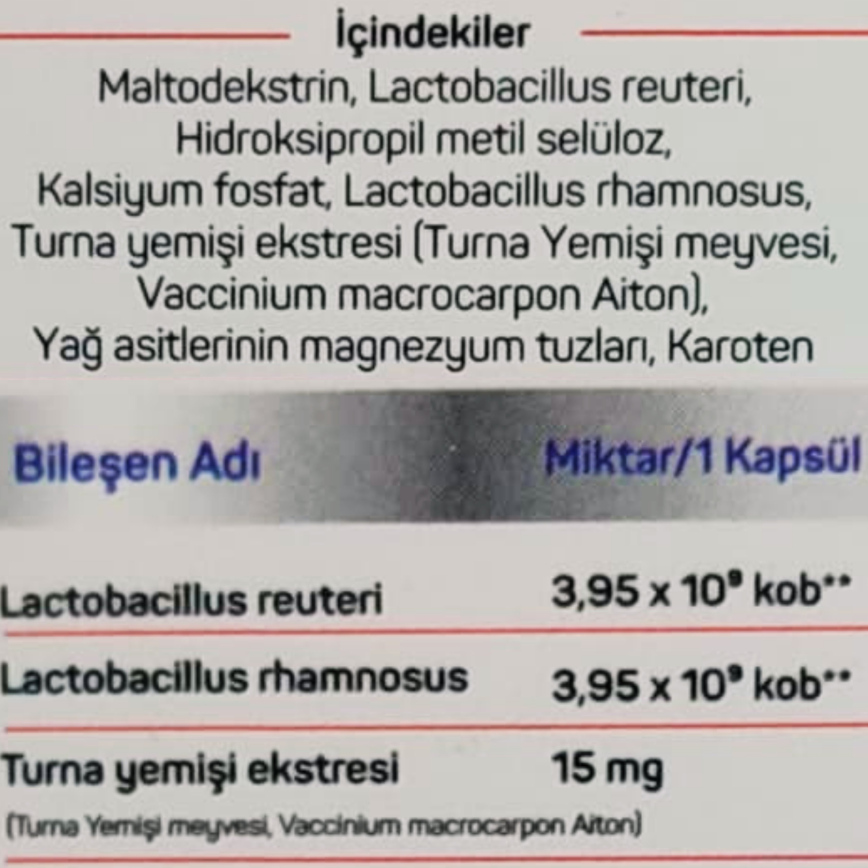 Duobalance BV Cran 14 Kapsül
