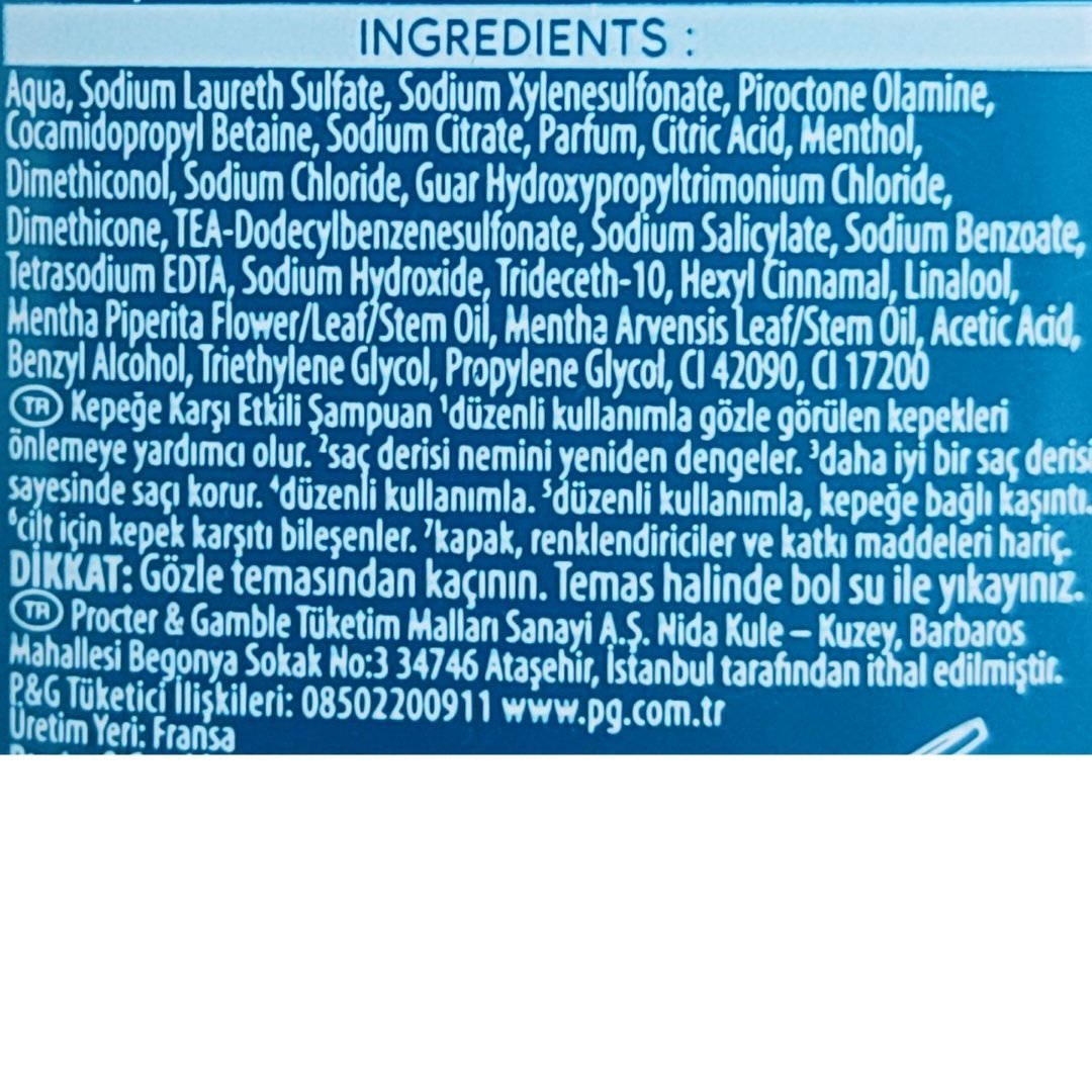 Head & Shoulders Pro-Expert 7 Nane ve Mentol İle Yoğun Kaşıntı Karşıtı Şampuan 300 ml