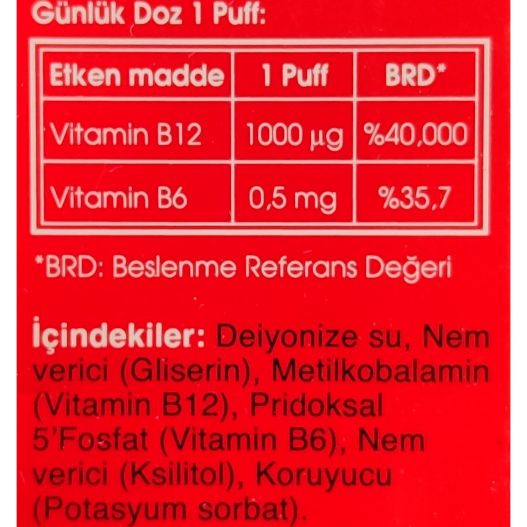 Imuneks Farma Methyl B12 Sprey 1000 mcg 10 ml