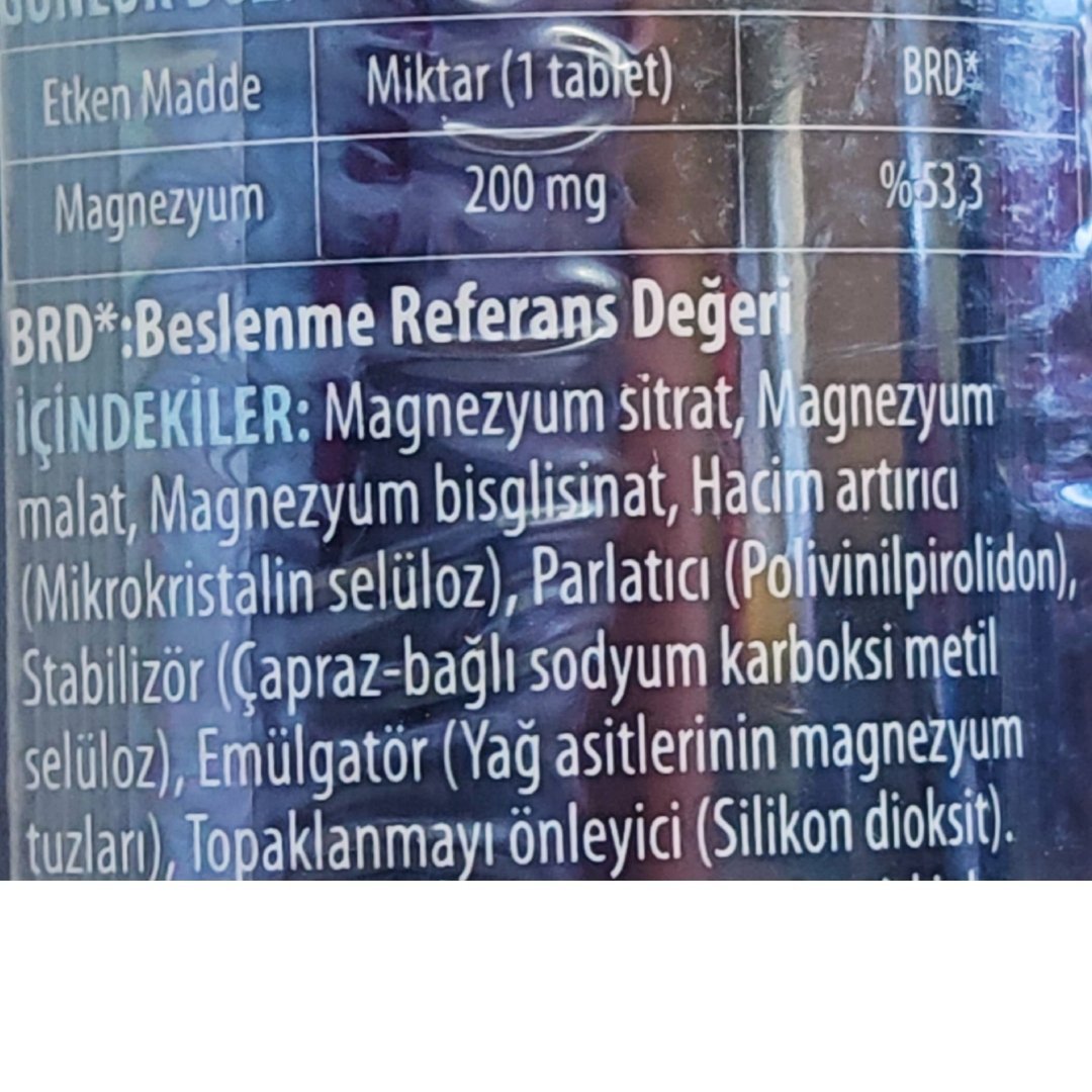 İmuneks Magnezyum Combo 3'lü Etki 60 Tablet