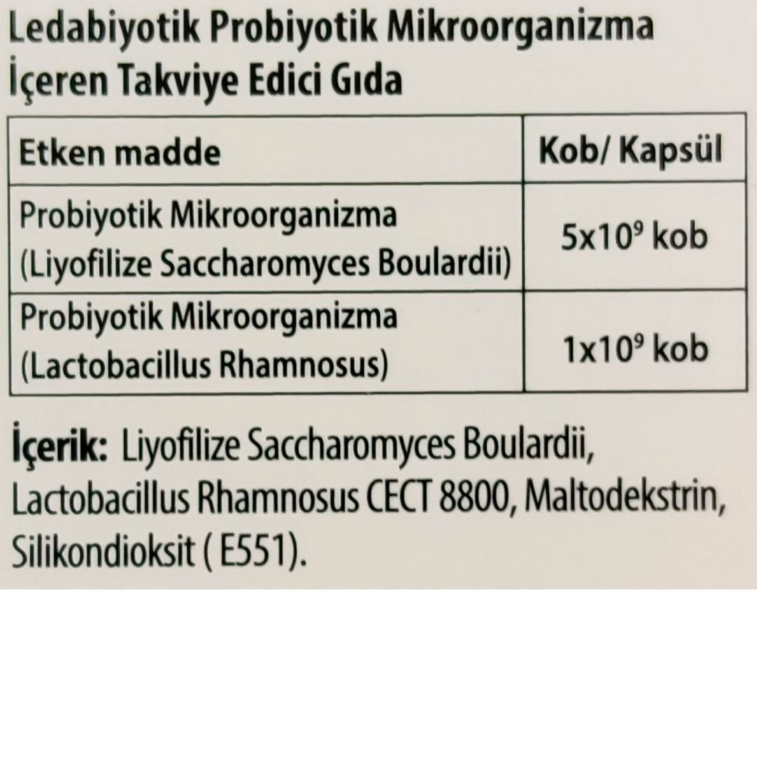 Leda Flor Probiyotik 10 Kapsül