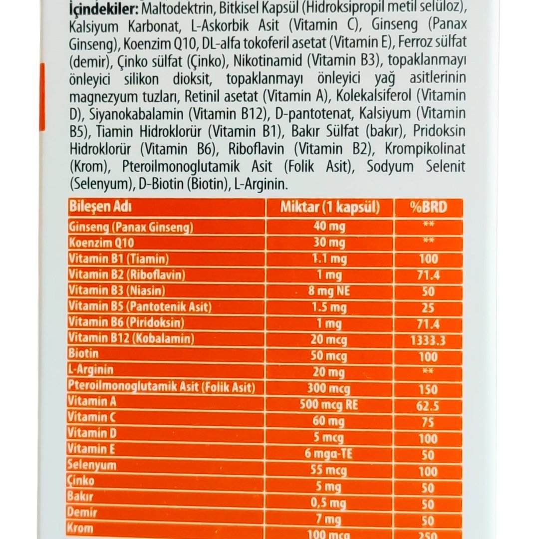 Ledapharma Pluss Multivitamin 30 Kapsül