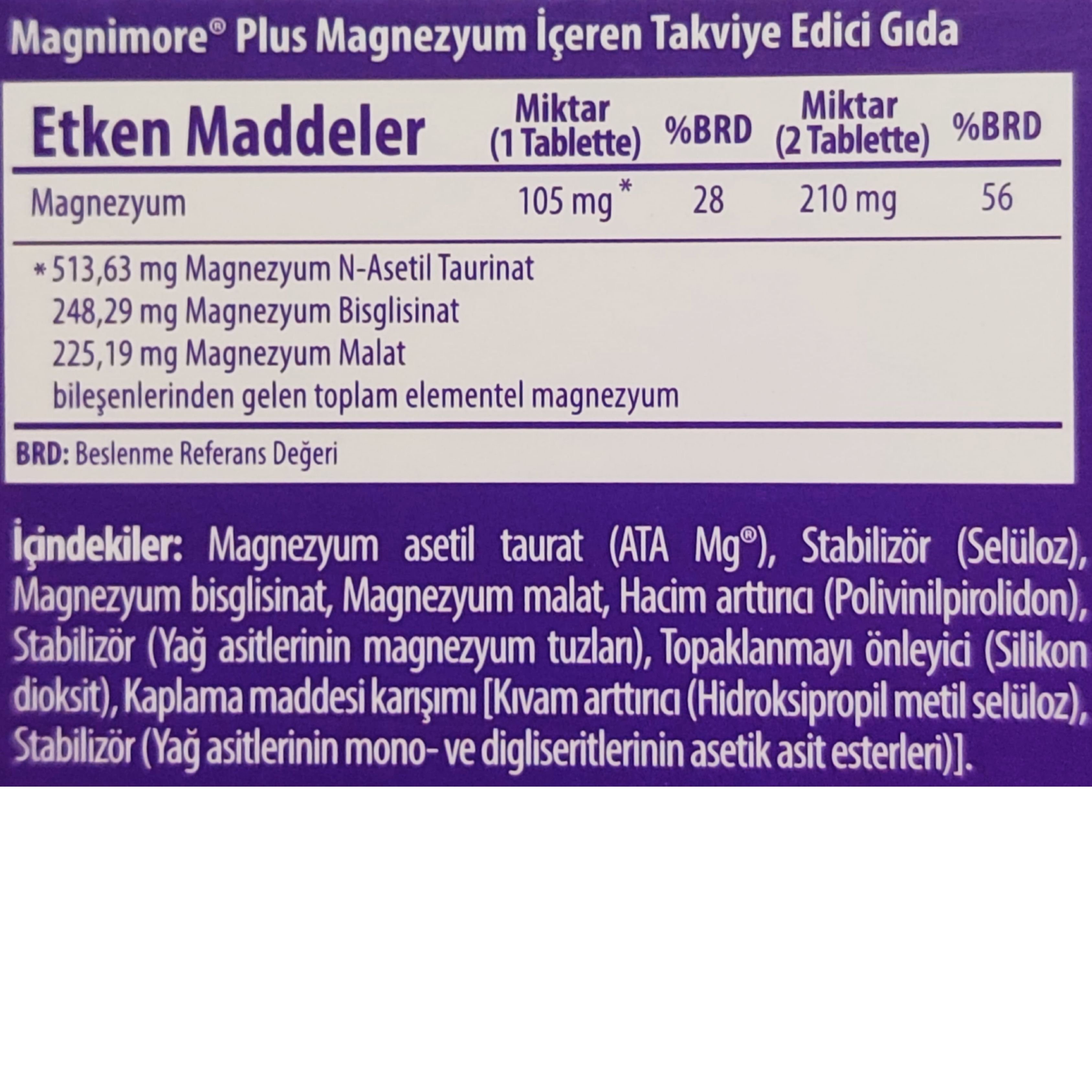 Magnimore Plus 30 Tablet