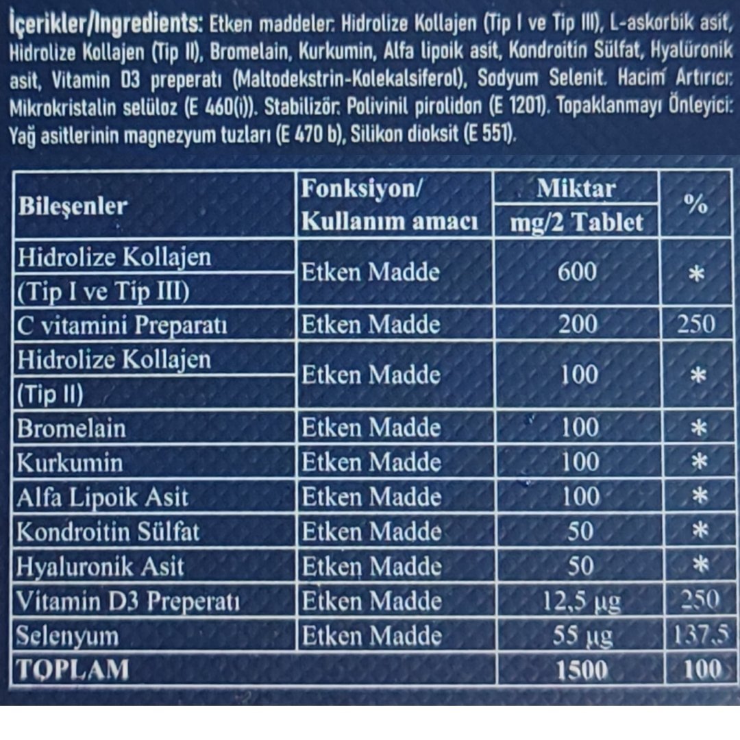 Nadera Plus Takviye Edici Gıda 60 Tablet