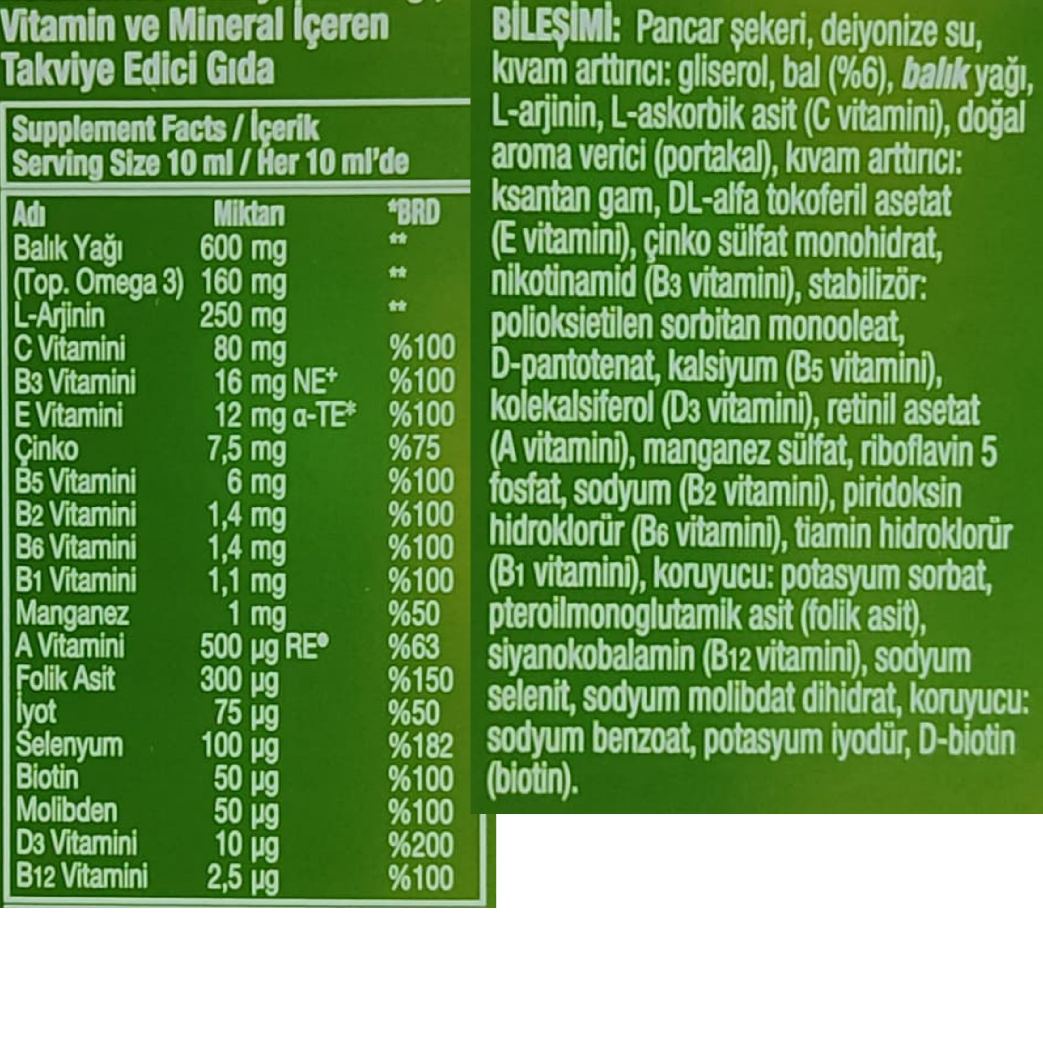 Naturalnest Multy Şurup 150 ml