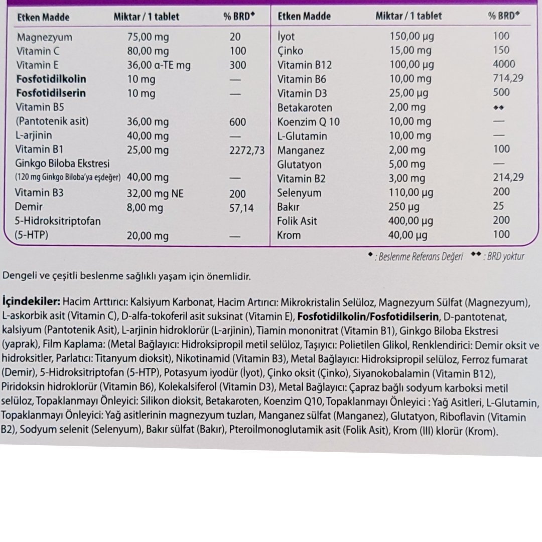 Neurozan 30 Tablet