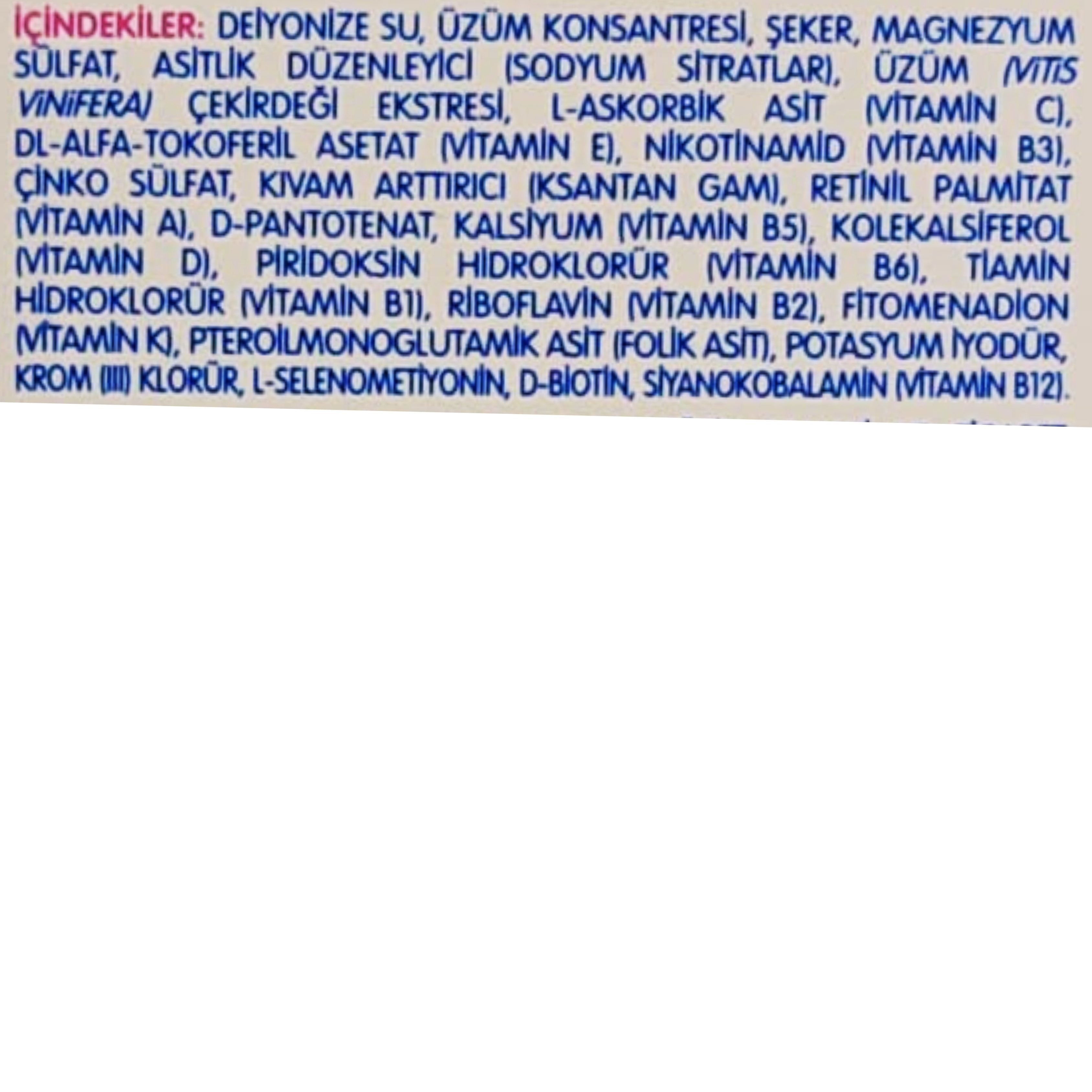 Nutrigen Üzüm Çekirdeği Ekstreli Şurup 200 ml