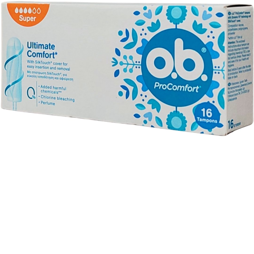 O.B ProComfort Süper Tampon 16'lı