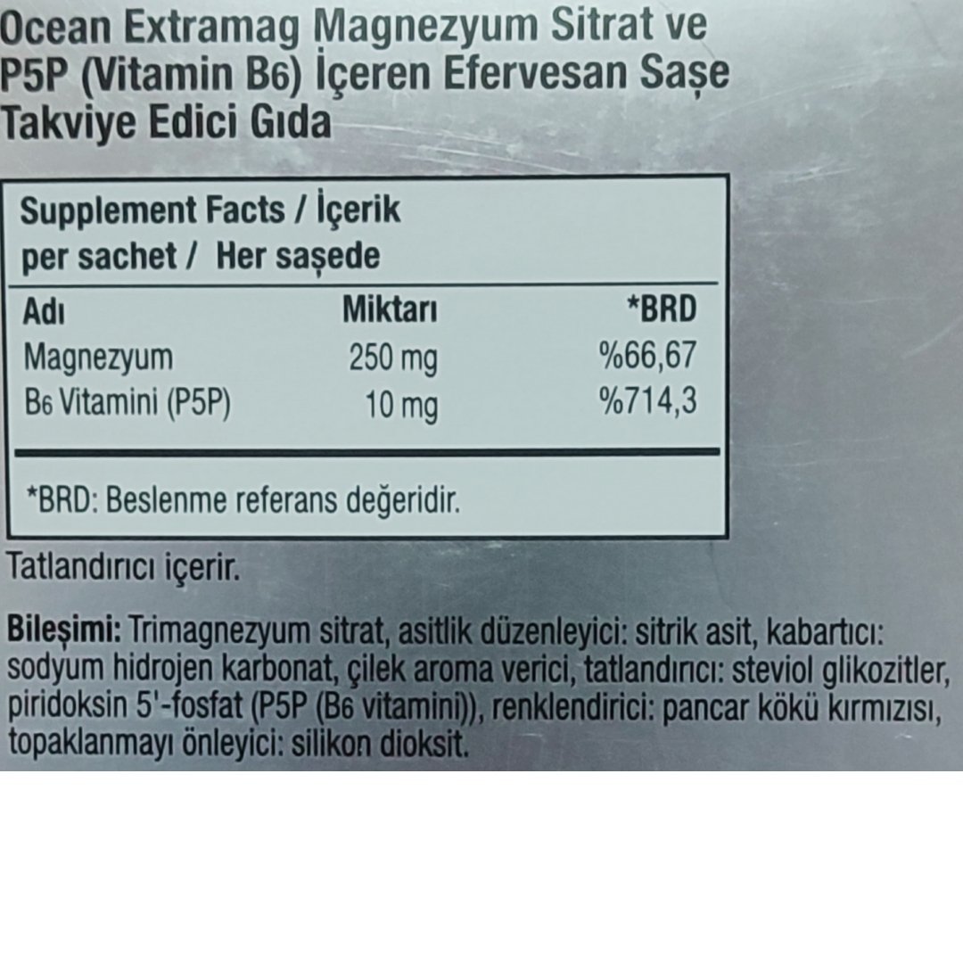 Ocean Extramag 30+15 Efervesan Saşe