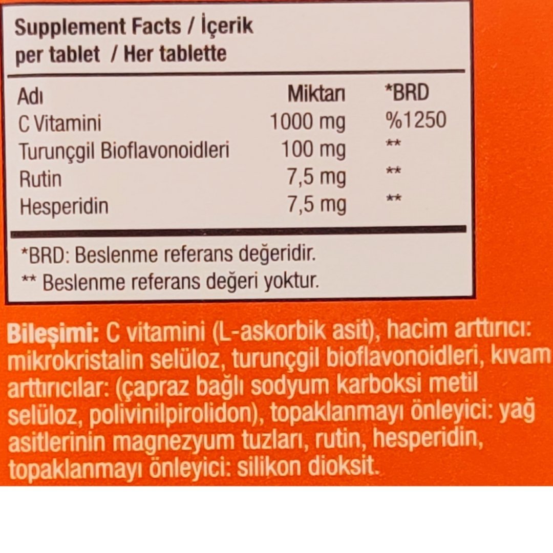 Ocean Vitamin C 1000 mg 30 Tablet