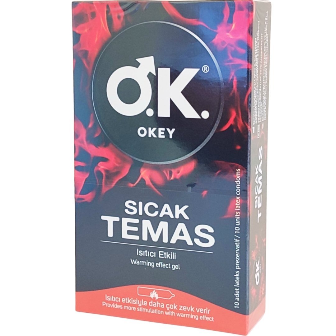 Okey Prezervatif Sıcak Temas 10'lu