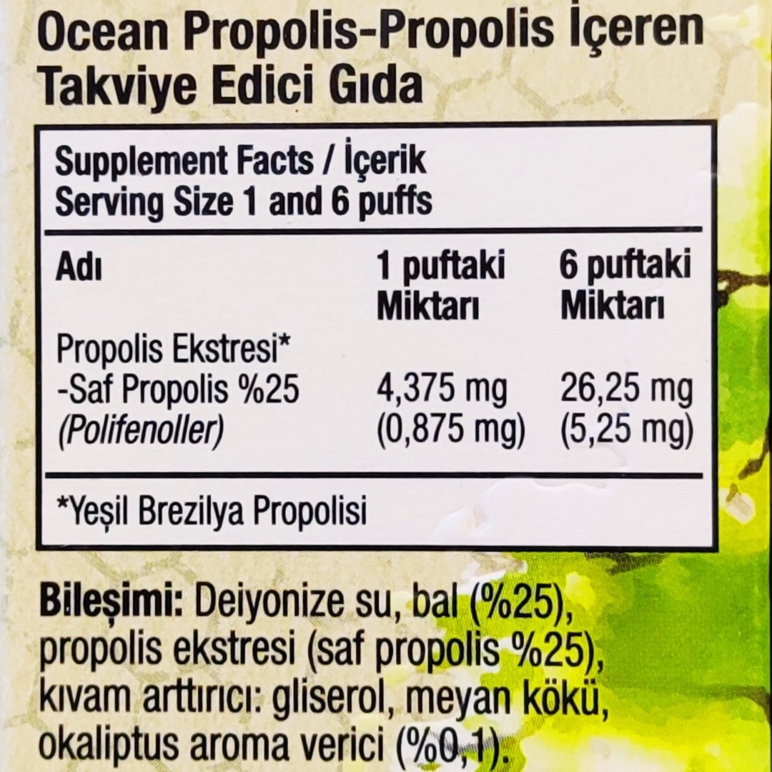 Orzax Ocean Propolis Sprey 20 ml