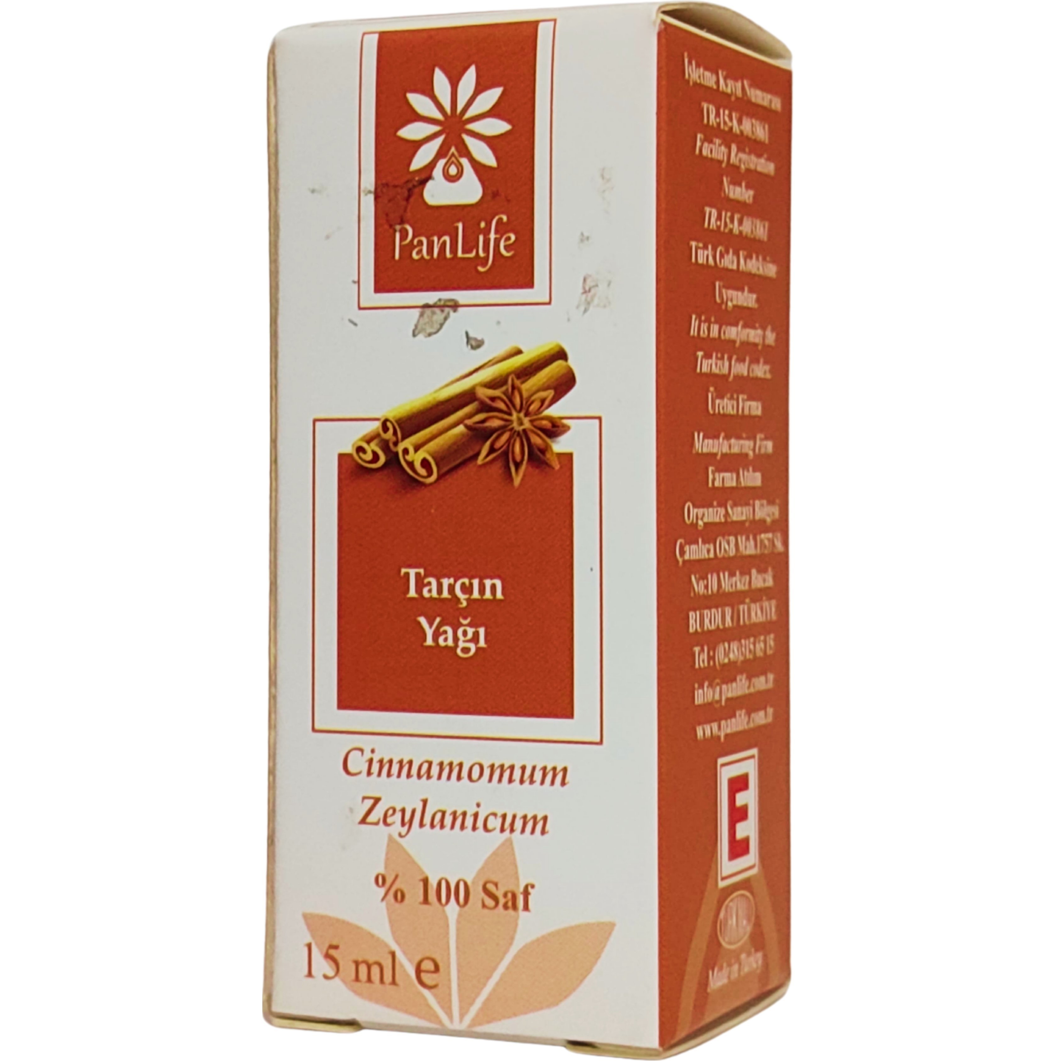 Panlife Tarçın Yağı 15 ml