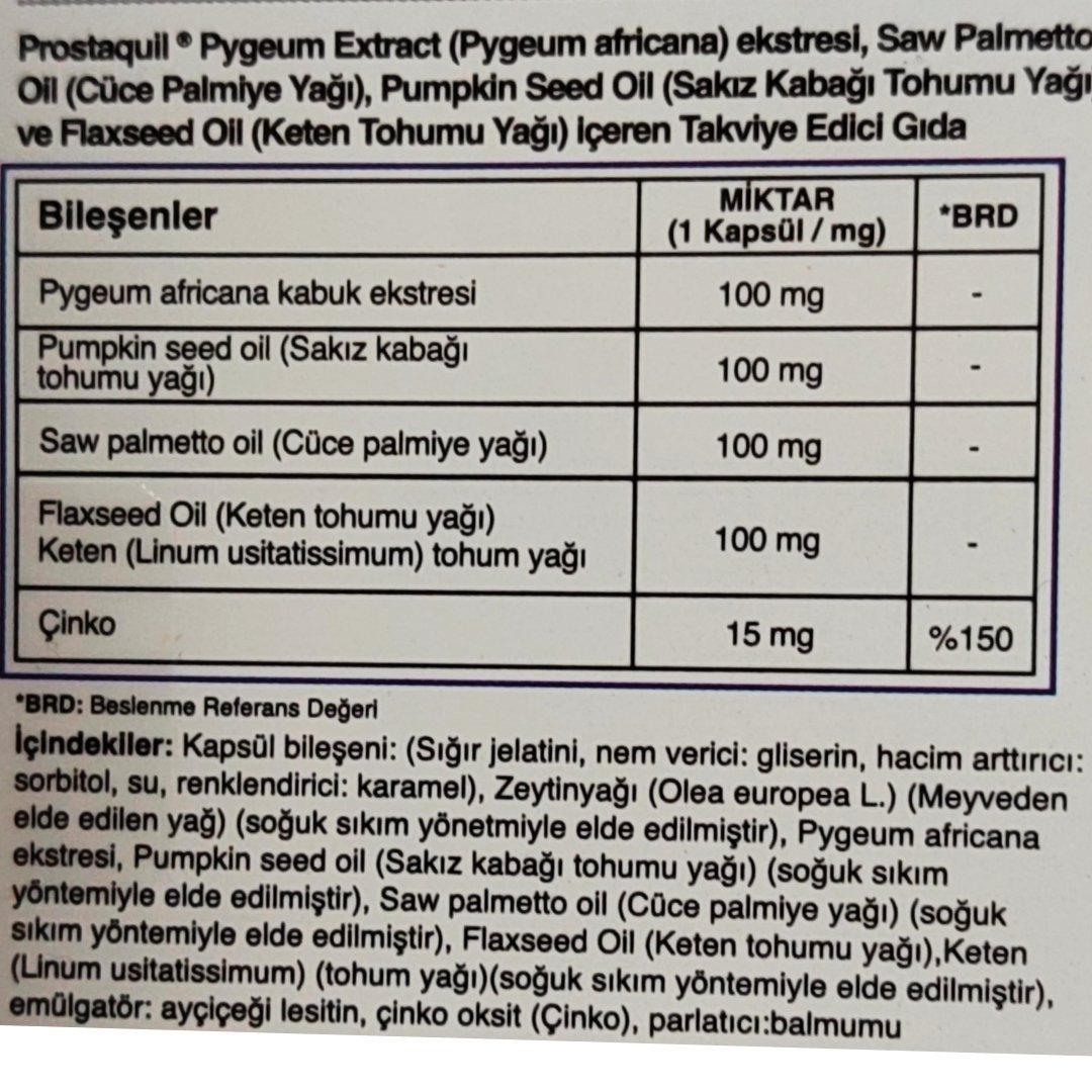 Prostaquil 30 Kapsül