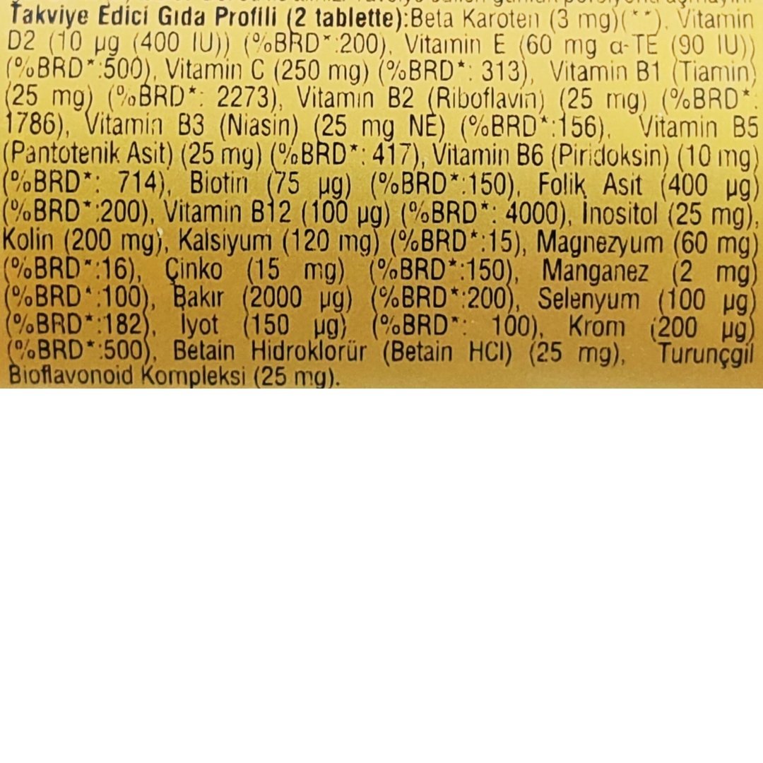 Solgar VM Prime 50 Yaş + 60 Tablet