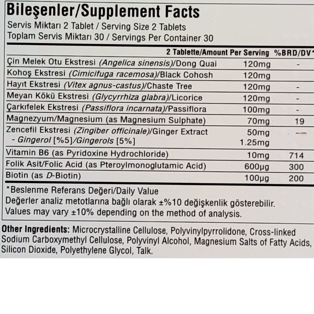 Suda Vitamin Menowell Women's Formula 60 Tablet