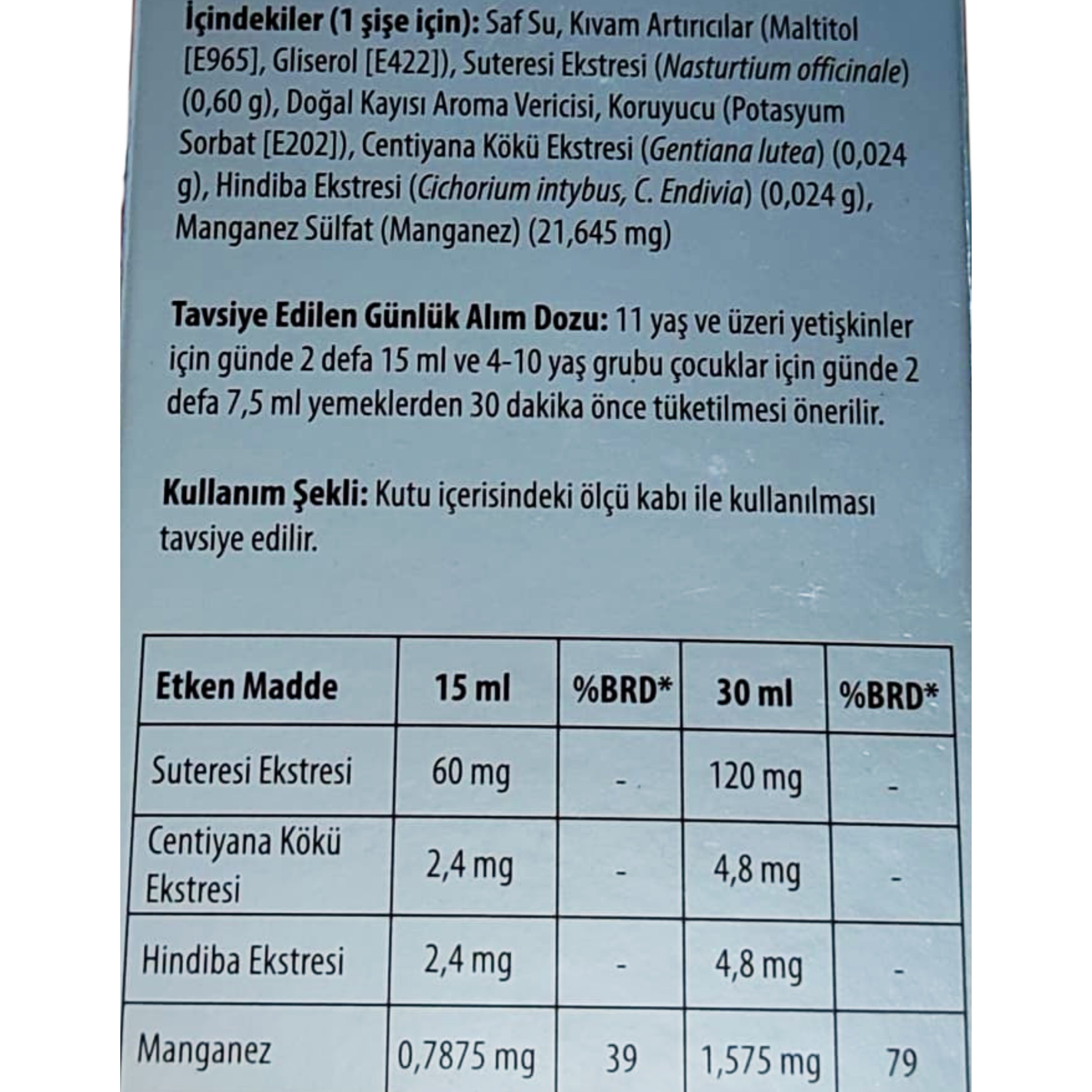 Viador 150 ml Şurup