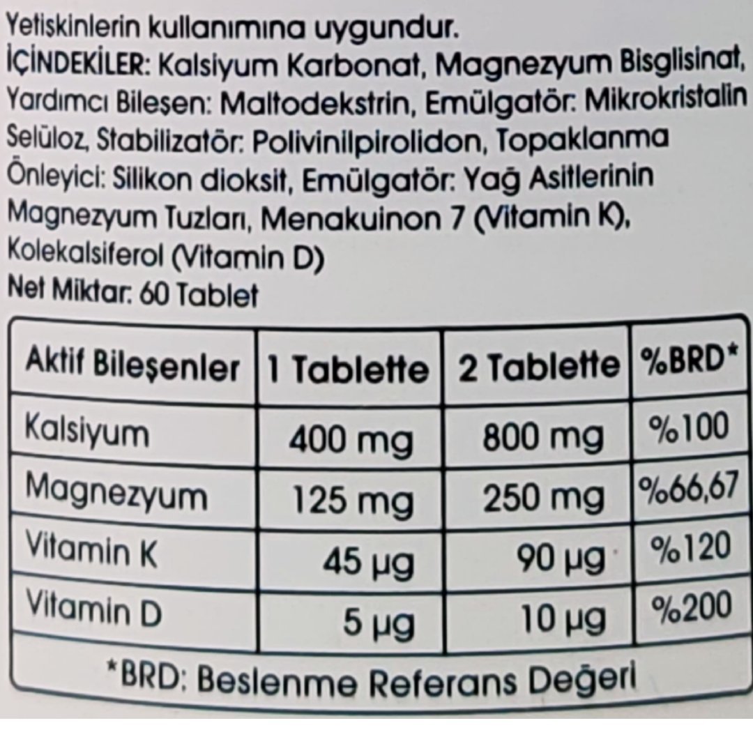 Voonka Calcium Ossis 60 Tablet