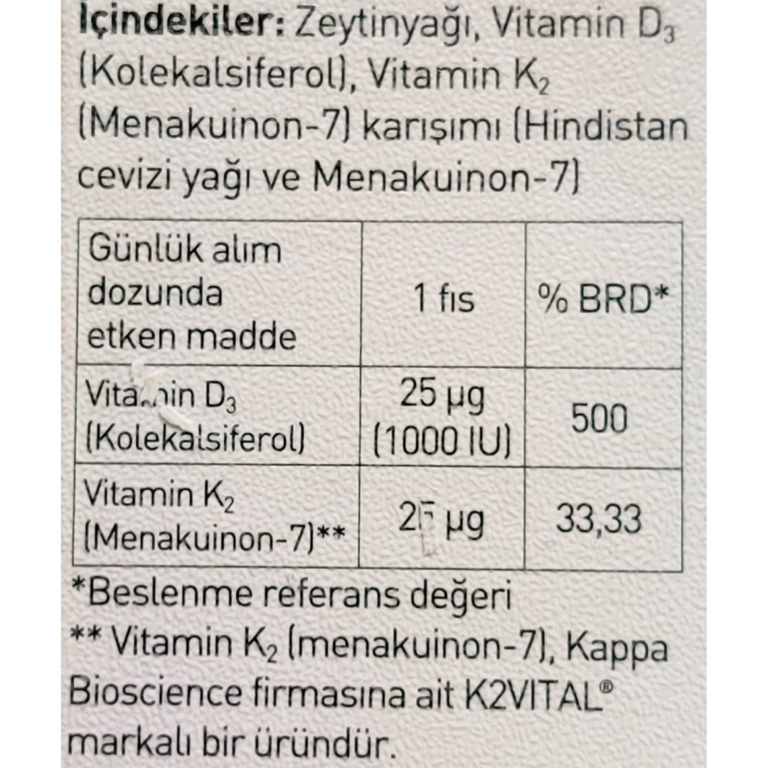 Wellcare Vitamin D3K2 Sprey 12 ml