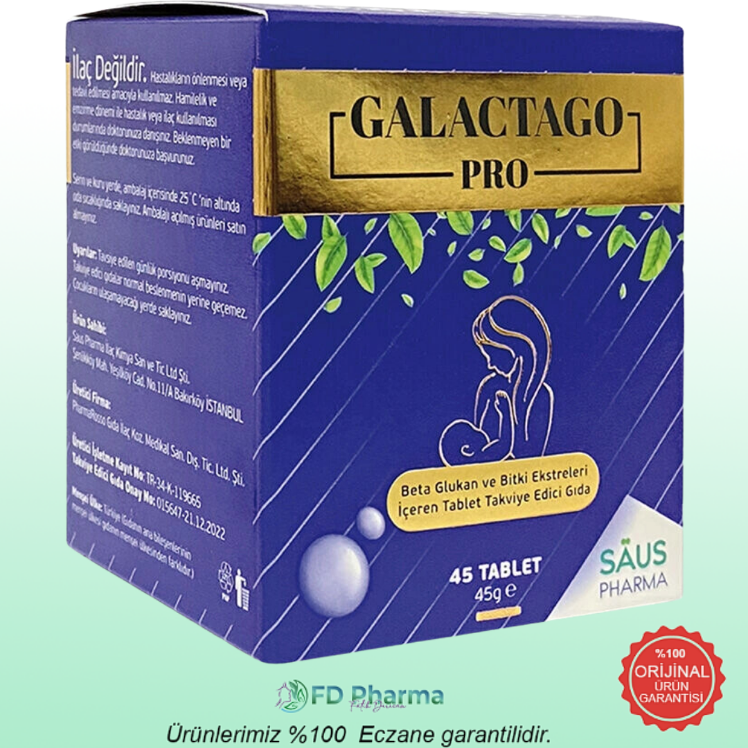 Galactago Pro Beta Glukan Takviye Edici Gıda 45 Tablet