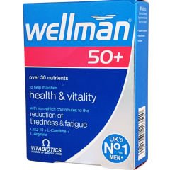 Vitabiotics Wellman 50+ Takviye Edici Gıda 30 Tablet