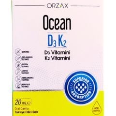 Ocean D3K2 Vitamin Damla 20 ml 400 Damla
