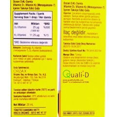 Ocean D3K2 Vitamin Damla 20 ml 400 Damla
