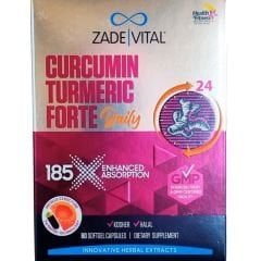 Zade Vital Curcumin Zerdeçal Forte Daily 60 Yumuşak Kapsül