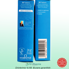 Vitabiotics Wellman 70+ Takviye Edici Gıda 30 Tablet