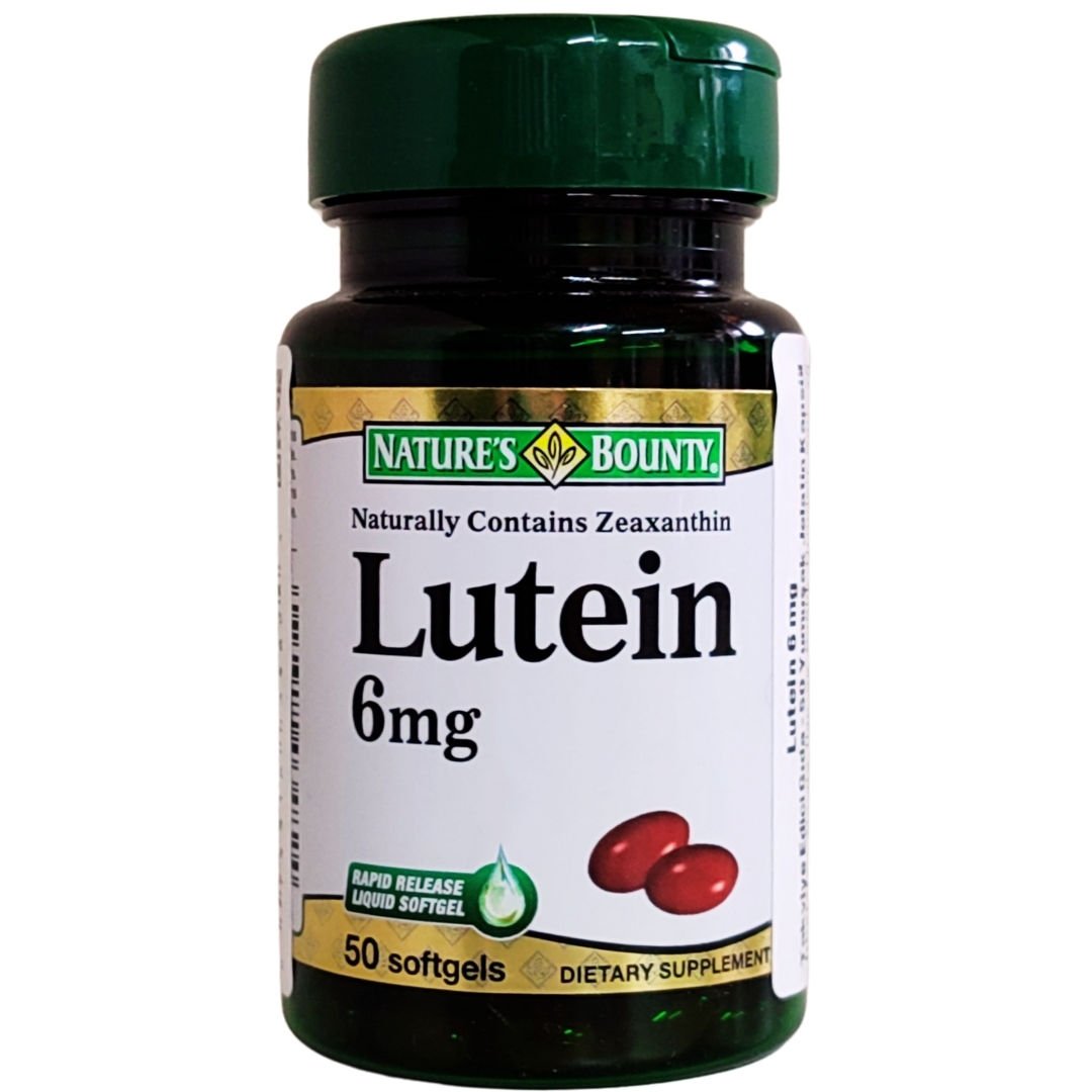 Nature's Bounty Lutein 6 mg 50 Softgel