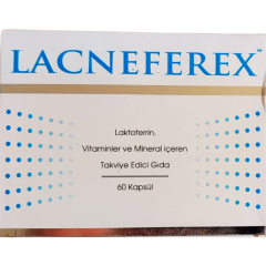 Lacneferex Laktoferrin Vitaminler ve Minral İçeren Takviye Edici Gıda 60 Bitkisel Kapsül